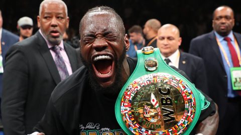 Deontay Wilder knocks out Dominic Breazeale in first round to defend title