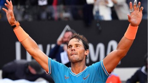Italian Open: Rafael Nadal beats Novak Djokovic 6-0 4-6 6-1 in final