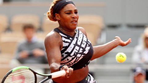French Open: Serena Williams comes from behind to reach second round