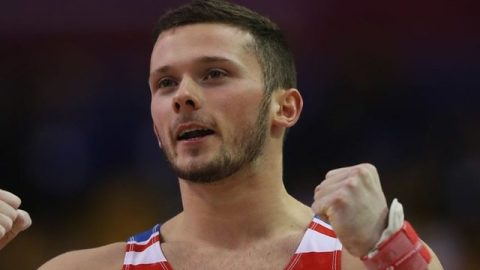 Dom Cunningham: GB gymnast makes unbelievable basketball trick shot