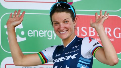 Women’s Tour: Britain’s Lizzie Deignan takes second as Marianne Vos claims overall lead