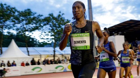 Caster Semenya wins 2,000m at the Meeting de Montreui
