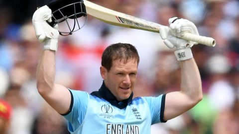 England v Afghanistan: Eoin Morgan hits record 17 sixes in World Cup win