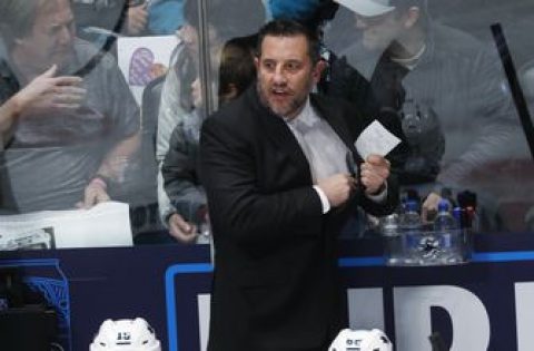 Sharks GM gives Boughner `upper hand’ to take over as coach