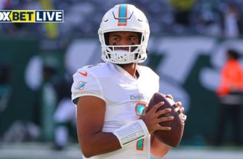 Colin Cowherd: Take the Dolphins and under against a limited Cam Newton, Panthers I FOX BET LIVE