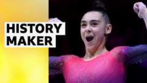 Gadirova makes history with all-around bronze