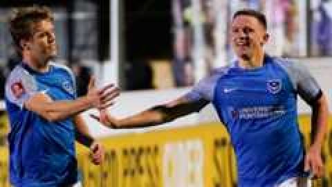 Portsmouth recover to beat non-league Hereford