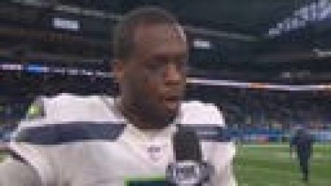 ‘Today we got it done’ — Seahawks Geno Smith speaks with Jennifer Hale after 48-45 win over the Lions