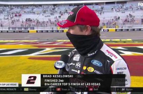 Brad Keselowski on a strong day at Las Vegas, 2nd place finish