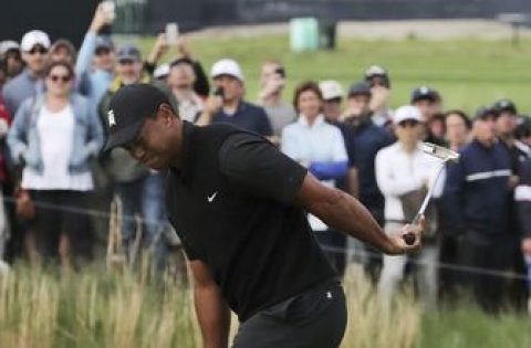 Woods shoots 73, 5 over for 36 holes, misses cut at PGA
