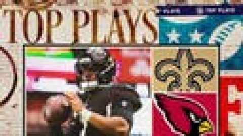 NFL Week 7 top plays: Saints lead Cardinals on ‘TNF’