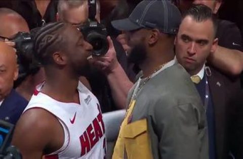 Special guests show up for Dwyane Wade’s final game