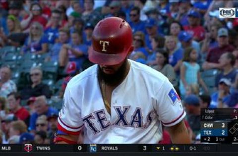 HIGHLIGHTS: Rougned Odor ties the Game with a Solo BLAST to Right