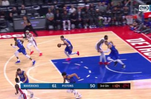 Luka Doncic Lobs to Maxi Kleber, Kristaps Porzingis Finishes with a DUNK