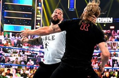 Roman Reigns and Edge prepare their troops to open tonight’s SmackDown: WWE Now, July 16, 2021