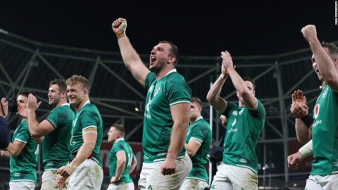 Friends in high places: Biden calls Irish rugby union team to congratulate them on win over All Blacks