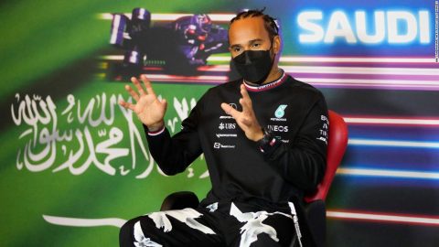 Lewis Hamilton says he’s ‘not comfortable’ racing in Saudi Arabia