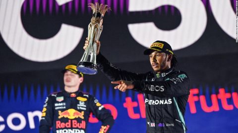 Hamilton accuses Verstappen of ‘being over the limit’ after thrilling Saudi Arabian GP