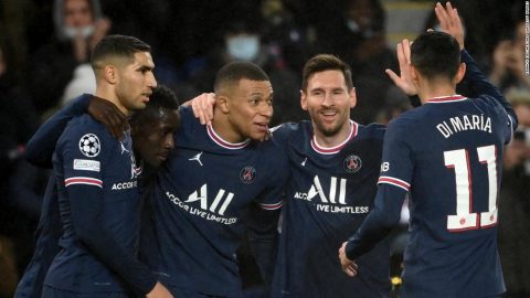 Kylian Mbappe and Lionel Messi inspire PSG to Champions League rout