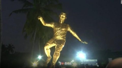 Cristiano Ronaldo: Not for the first time a statue of soccer superstar is dividing opinion. This time it’s in India