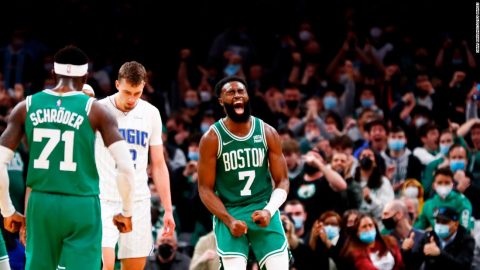 Jaylen Brown scores career-high 50 points to inspire Boston Celtics comeback
