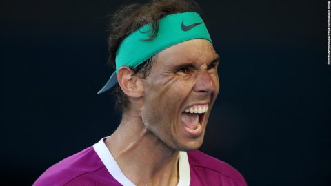 Rafael Nadal overcomes stomach problem to beat Denis Shapovalov in five-set thriller