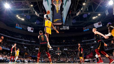 LeBron James dazzles in Lakers win on fun-filled return to Cleveland