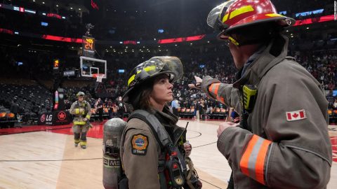 NBA game between Indiana Pacers and Toronto Raptors suspended due to fire in arena