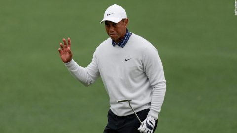 Tiger Woods rides rollercoaster third round at Masters as he struggles for consistency