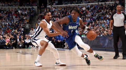 Anthony Edwards inspires Timberwolves to shock Game 1 playoff win over Grizzlies