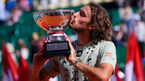 Tsitsipas defends Monte-Carlo Masters title with victory over Davidovich Fokina