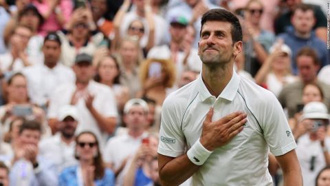 Novak Djokovic gets Wimbledon title defense off to winning start after slight scare