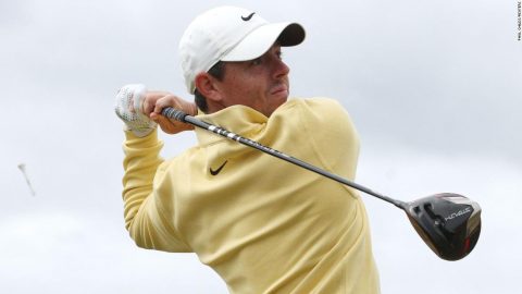 Rory McIlroy hits ancient stone — and breaks PGA Tour employee’s hand — in eventful first Open round
