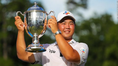 South Korea’s Kim Joo-hyung, 20, soars to historic first PGA Tour win