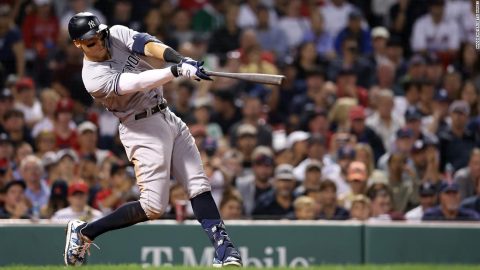 Aaron Judge chases Roger Maris’ American League record 61 home runs as Yankees face Red Sox
