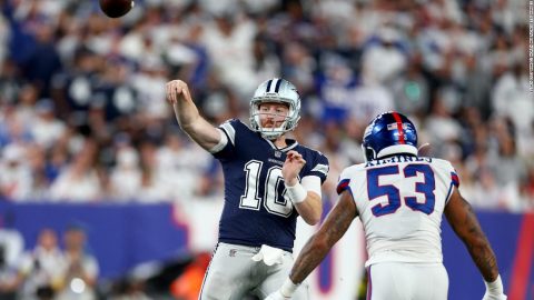 Back-up quarterback Cooper Rush, Dallas Cowboys hand New York Giants first loss of the season