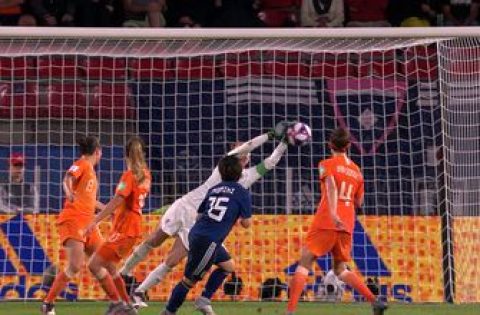 FIFA Women’s World Cup™ Save of the Day: Sari van Veenendaal saves Japan’s attempt in second half