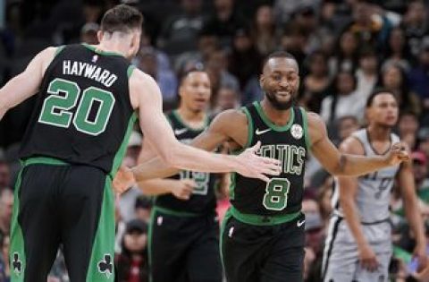 Hayward breaks left hand in Celtics’ 135-115 rout of Spurs