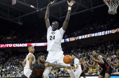 Game’s tallest player Tacko Fall and UCF ready for NCAAs
