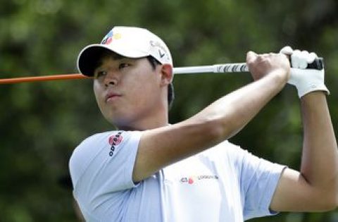 Kim leads by 1 after 1st round at Valero Texas Open