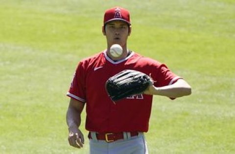 Determined Ohtani charging back into 2-way role for Angels