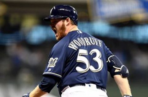 Brandon Woodruff dominates on mound, adds big hit in Brewers’ 3-2 win over D-Backs