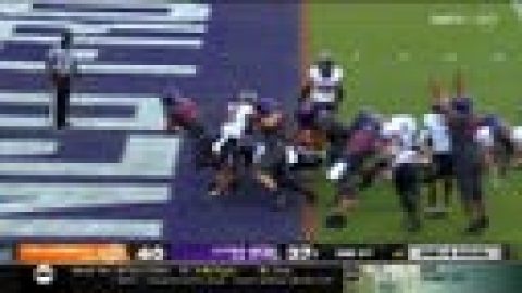 TCU’s Kendre Miller scores the two-yard TD to upset OSU in overtime 43-40