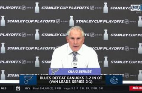 Berube on Kyrou vs. Canucks: ‘Might’ve been the most competitive game I’ve seen him play’
