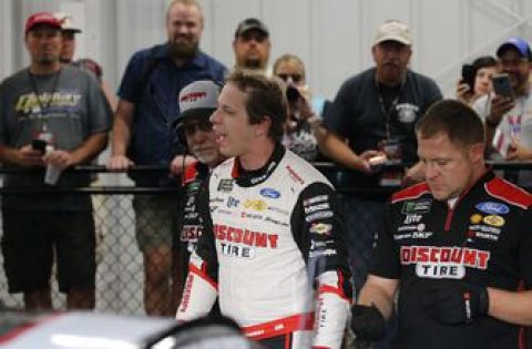 Keselowski wins pole for NASCAR playoff race at Richmond