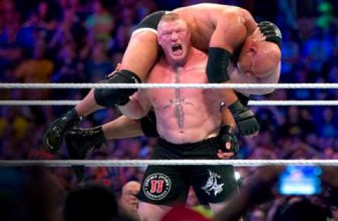 Goldberg vs Brock Lesnar – Campeonato Universal (Lucha Completa)