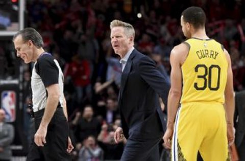 Kerr fined $25,000 for tirade against referee