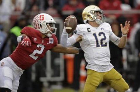 Ian Book’s 4 TD passes lead Notre Dame past Stanford 45-24