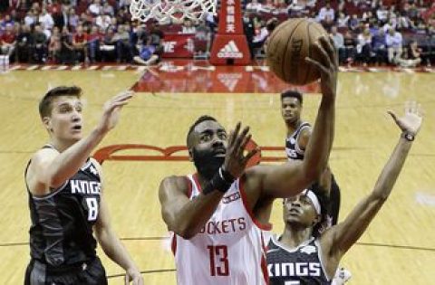 Harden has 50-point triple-double, Rockets beat Kings