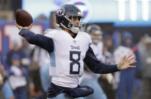 Titans give Marcus Mariota rave reviews for punishing block